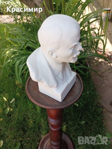 Порцеланов бюст на Ленин - ЛФЗ - отлично състояние , снимка 2 - Антикварни и старинни предмети - 45892770