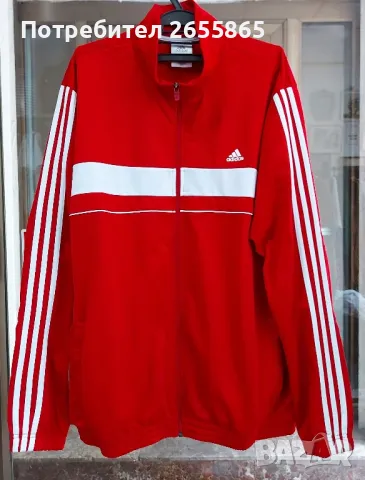 Горнище Adidas XL, снимка 1 - Спортни дрехи, екипи - 47062672