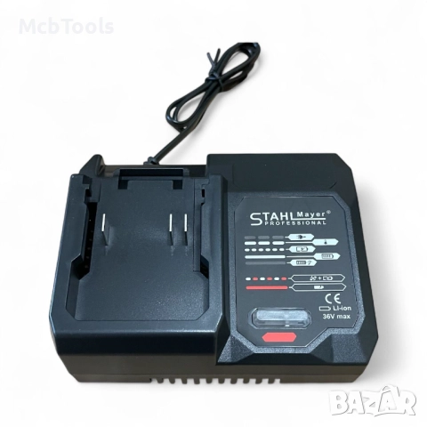 Акумулаторен ъглошлайф 36V 8,0AH Stahlmayer-Black, снимка 6 - Други инструменти - 51686530