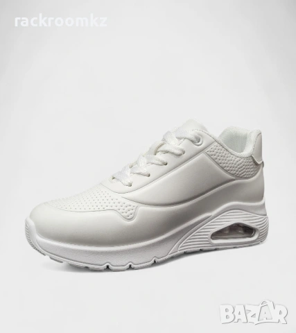 Разпродажба! Дамски маратонки на платформа W210117 white, снимка 2 - Маратонки - 53708647