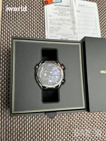 НОВ❗️24М ГАРАНЦИЯ❗️HUAWEI WATCH ULTIMATE Лизинг от 34лв/м / Black Zircon , снимка 2 - Смарт часовници - 47377933