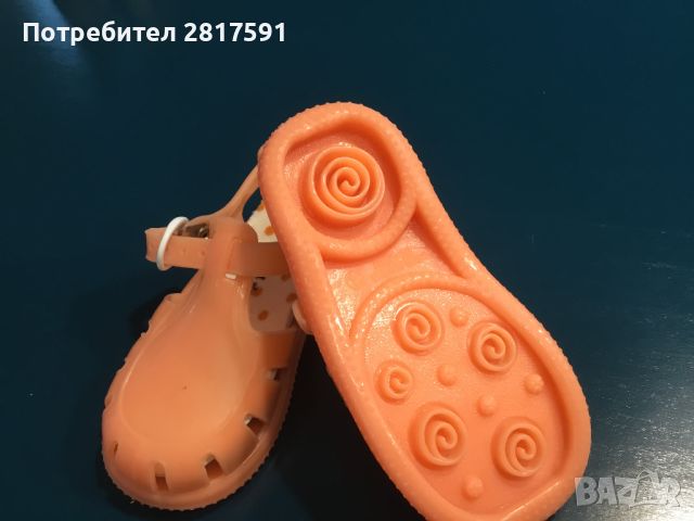 Бебешки гумени сандали Trumpette-размер 4 , снимка 3 - Бебешки обувки - 46462433
