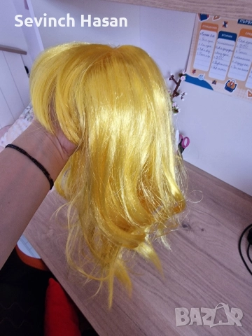 Детски костюм/ рокля,перука, шапка/ на Смърфиета- 6-7 години, снимка 8 - Други - 52207180