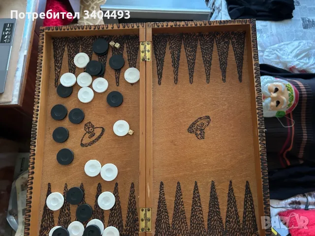 ,,Табла” винтидж - игри и забава, снимка 3 - Шах и табла - 50255932