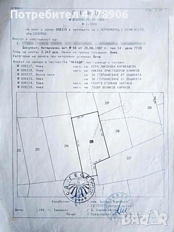 Обезщетение на морето, снимка 2 - Парцели - 53991295