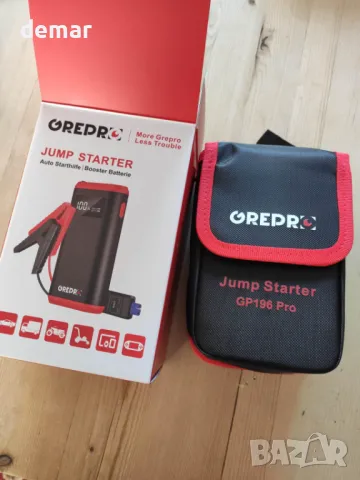 GREPRO Jump Starter Power Pack (до 9.0L газ, 7.0L дизел), 12V, 3000A, снимка 6 - Аксесоари и консумативи - 48407684