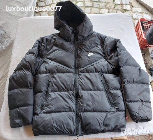 Използвано в добро състояние зимно пухено яке Nike Storm Fit M , снимка 2 - Якета - 52866635