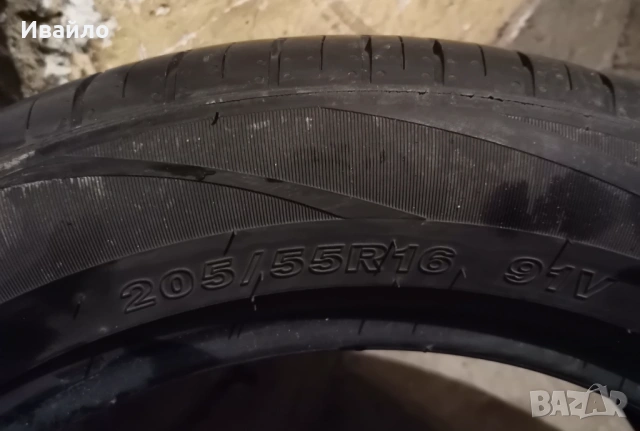 Продавам 2 броя летни гуми 205.55.16 на 1 сезон дот 2020 Goodyear , снимка 3 - Гуми и джанти - 53593736