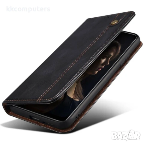 Honor 400 Pro 5G Кожен Калъф Crazy Horse Текстура с Портфейл, Стойка и Протектор / Четири Цвята, снимка 8 - Резервни части за телефони - 50513714