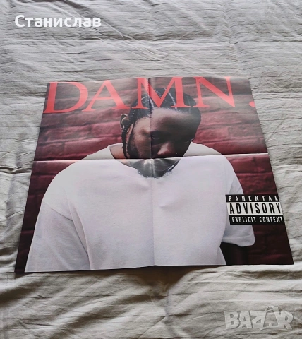 Kendrick Lamar DAMN плакат 60х60см, снимка 2 - Картини - 53221417