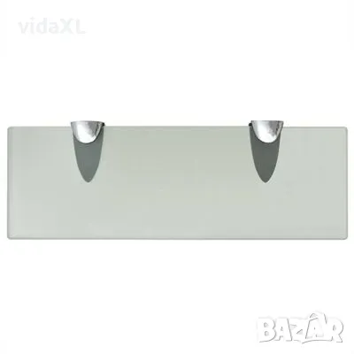 vidaXL Подвижен рафт, стъкло, 30 x 10 см, 8 мм(SKU:243770), снимка 3 - Други - 49358158