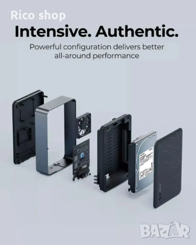 ORICO Персонално облачно съхранение, мрежово свързано съхранение, 3.5-инчов корпус за твърд диск, снимка 15 - Друга електроника - 54132000