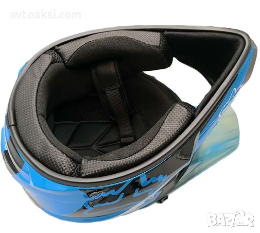 Каска Крос Мотор/Скутер/Бъги/Вело/АТВ FOX-7144, снимка 7 - Аксесоари и консумативи - 51140636