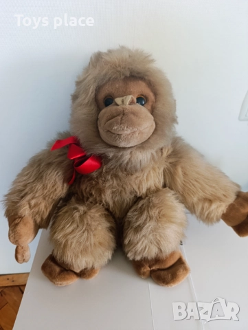 Винтидж голяма плюшена маймунка vintage disney germany monkey plüti qualität, снимка 1 - Плюшени играчки - 50806453