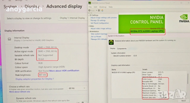 HP ZBook Fury 17 G8/17.3 4K Ultra HD IPS/Intel Core i7/NVidia RTX A2000 4GB/16GB RAM/256GB SSD, снимка 14 - Лаптопи за работа - 53995278
