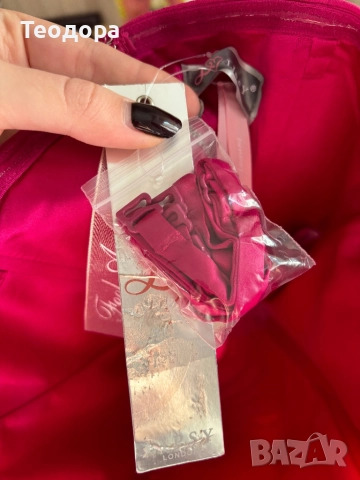 Нов розов дамски корсет с камъни Lipsy London, снимка 8 - Корсети, бюстиета, топове - 52876220