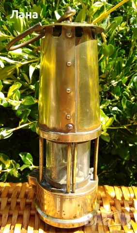 Антична месингова лампа Дейви, оригинална, внос от Англия и други предмети, снимка 11 - Антикварни и старинни предмети - 43488259