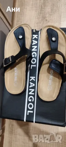 Дамски сандали чeрни тип Birkenstock изкуствена кожа корк 38 номер, снимка 2 - Сандали - 46878137