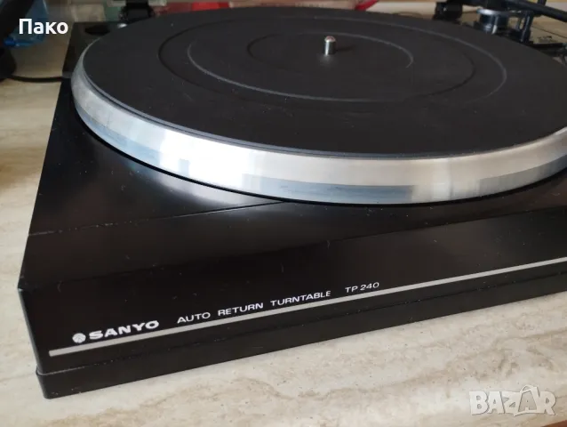 Грамофон Sanyo TP 240, снимка 6 - Грамофони - 48965952