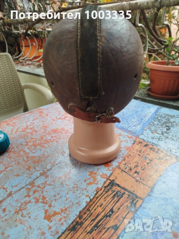 Стара миньорска каска , снимка 4 - Антикварни и старинни предмети - 52374524