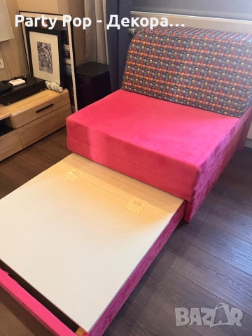 Разтегателно легло 180х90 с вграден матрак, снимка 2 - Спални и легла - 52789239