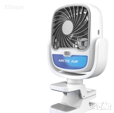 Преносим безжичен джобен вентилатор Arctic Air AAPKT с USB зареждане и лед дисплей, снимка 4 - Друга електроника - 52864757