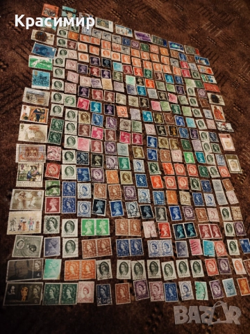 Винтидж ПОЩЕНСКИ марки Елизабет , снимка 3 - Филателия - 52938642