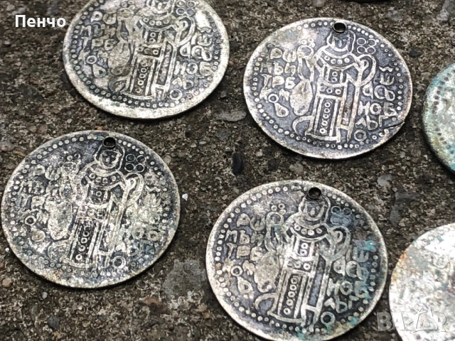 автентични пендари от възрожденски накит , снимка 5 - Антикварни и старинни предмети - 53732746