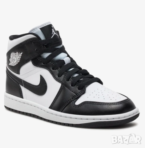 маратонки Nike Air Jordan 1 Mid Panda номер 35 ,5, снимка 3 - Детски маратонки - 52656259