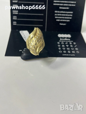 Златен пръстен 14К, снимка 2 - Пръстени - 53271275