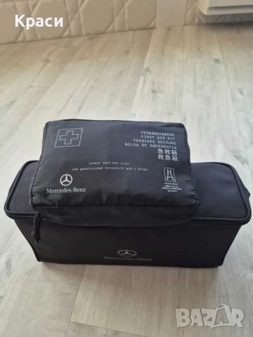Оригинална аптечка + авариен триъгълник за Mercedes-Benz, снимка 6 - Аксесоари и консумативи - 52583812