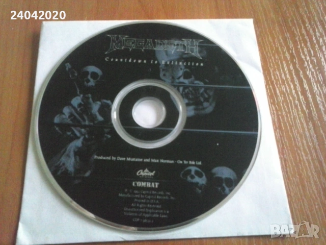 Megadeth – Countdown To Extinction оригинален US диск