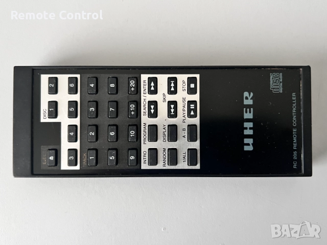 Дистанционно UHER RC 205 (Compact Disc Automatic Changer), снимка 2 - Декове - 52712468