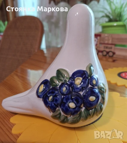 Порцеланово птиче на Роза Люнг, снимка 3 - Статуетки - 50458496