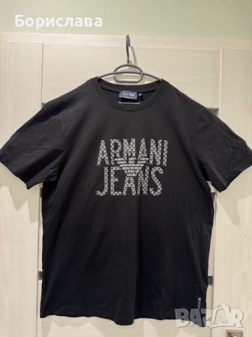 Мъжка тениска ARMANI, снимка 1 - Тениски - 45479374