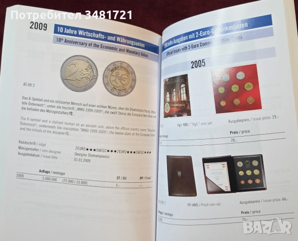 Двуезичен каталог - монетата от 2 евро / 2 Euro Coin Catalogue. Münzenkatalog, снимка 9 - Енциклопедии, справочници - 54244279