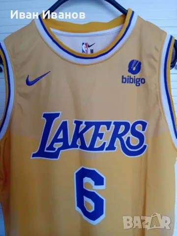 Чисто нов оригинален потник на Los Angelis Lakers - LeBron James , снимка 9 - Баскетбол - 50419849