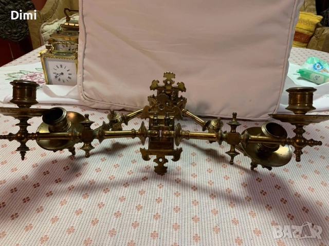 Свещници за пиано - уникално красиви Германия ок. 1840, снимка 6 - Антикварни и старинни предмети - 52367156