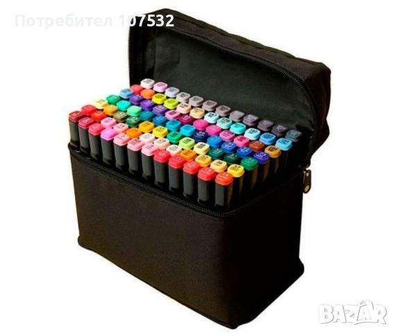 Комплект маркери , снимка 1 - Рисуване и оцветяване - 45521072