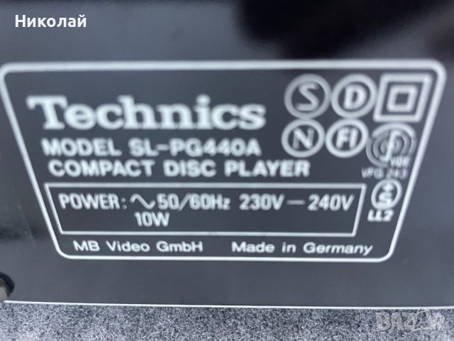 TECHNICS SL-PG440A CD ПЛЕЪР, снимка 4 - Аудиосистеми - 46497450