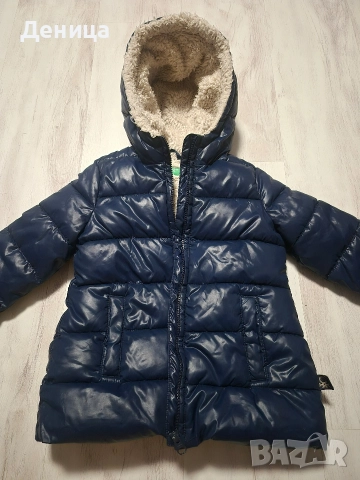 детско топло яке Бенетон , снимка 2 - Детски якета и елеци - 52695226
