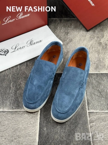 Мъжки Обувки -Естествена Кожа ✨LORO PIANA , снимка 7 - Ежедневни обувки - 51473586