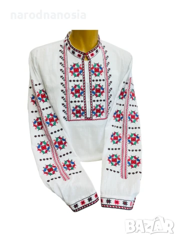 МЪЖКА РИЗА С БРОДИРАНА ШЕВИЦА - Модел 34