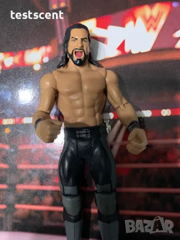 Екшън фигура WWE Seth Rollins Сет Ролинс Mattel Basic играчка , снимка 2 - Фигурки - 48438991