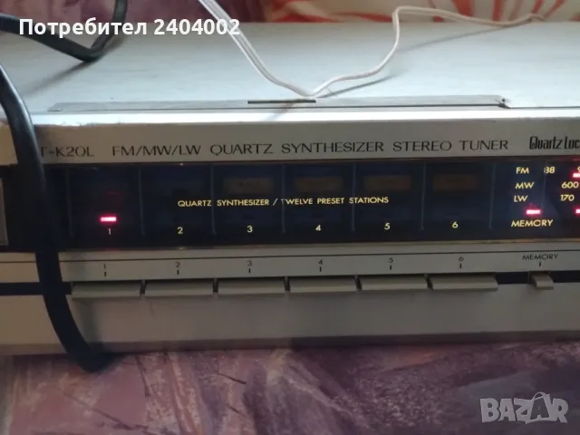 Стерео тунер JVC Model T-K20L, снимка 4 - Ресийвъри, усилватели, смесителни пултове - 49424267