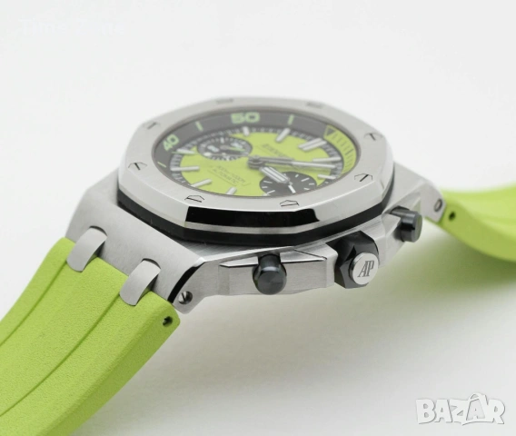 Audemars Piguet Royal Oak Offshore Chronograph 42mm Green Различни Цветове, снимка 4 - Мъжки - 54050143