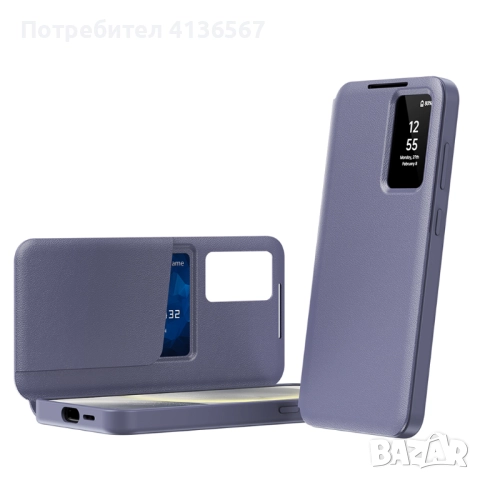 SMART VIEW WALLET CASE КАЛЪФ ЗА SAMSUNG GALAXY-Kожен калъф с функция за отговор без отваряне, снимка 7 - Калъфи, кейсове - 52392520