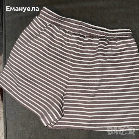 Пола- панталон в черен цвят Sinsay+ подарък раирани панталони Sinsay, снимка 3 - Панталони - 54178413