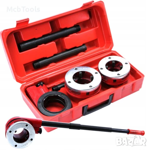 Комплект винторезка с 2 глави – 1/2″, 2″ Mar-Pol