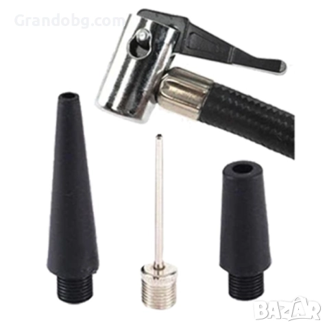 Универсален Компресор За Гуми WerkBull 12V с 3 Вида Накрайника, снимка 4 - Компресори - 52421607